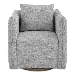 Corben Blue Swivel Chair - Ornate Home