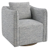 Corben Blue Swivel Chair - Ornate Home