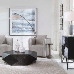 Corben Gray Swivel Chair - Ornate Home
