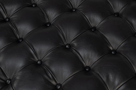 Corbet Black Cocktail Ottoman - Ornate Home