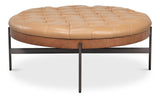 Corbet Brown Cocktail Ottoman - Ornate Home