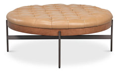 Corbet Brown Cocktail Ottoman - Ornate Home