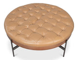Corbet Brown Cocktail Ottoman - Ornate Home