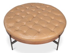 Corbet Brown Cocktail Ottoman - Ornate Home