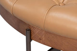 Corbet Brown Cocktail Ottoman - Ornate Home