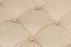 Corbet White Cocktail Ottoman - Ornate Home