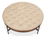 Corbet White Cocktail Ottoman - Ornate Home