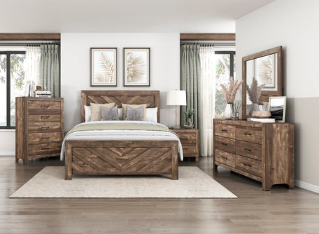 Corbin Brown Eastern King Bed - Ornate Home