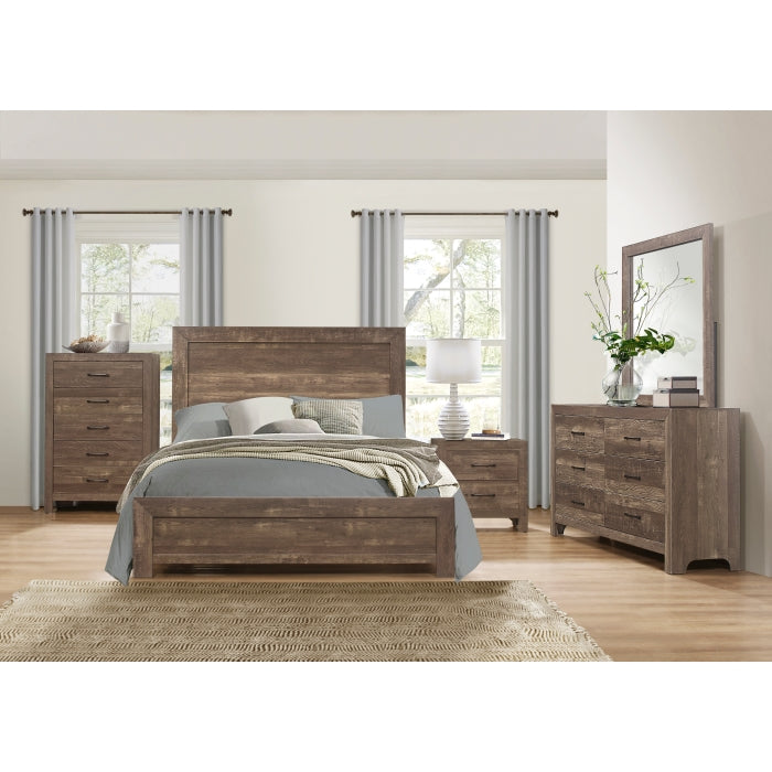 Corbin Brown Full Panel Bed - Ornate Home