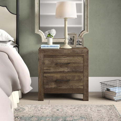 Corbin Brown Nightstand - Ornate Home