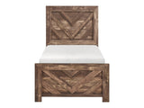 Corbin Brown Twin Bed - Ornate Home