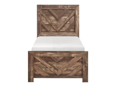 Corbin Brown Twin Bed - Ornate Home