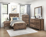 Corbin Brown Twin Bed - Ornate Home