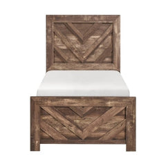 Corbin Brown Twin Bed - Ornate Home