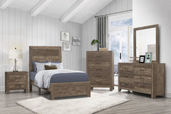 Corbin Brown Twin Panel Bed - Ornate Home