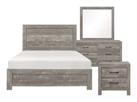 Corbin Gray 4-piece Queen Bedroom Set - Ornate Home