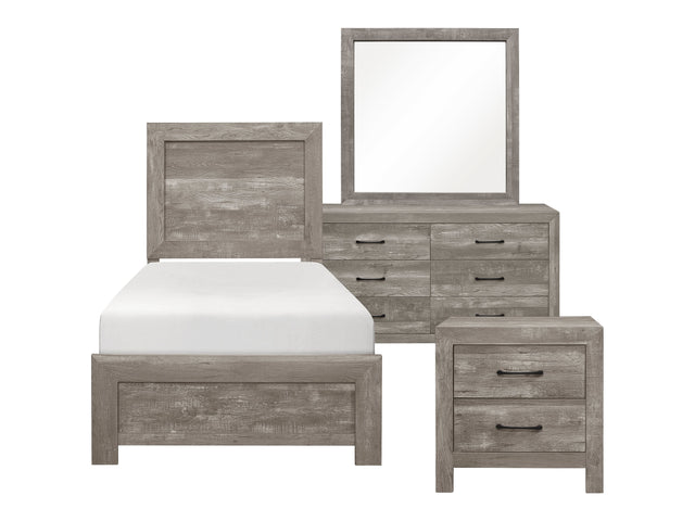 Corbin Gray 4-piece Twin Bedroom Set - Ornate Home
