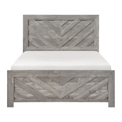 Corbin Gray 5-Piece Queen Bedroom Set (V-Pattern) - Ornate Home