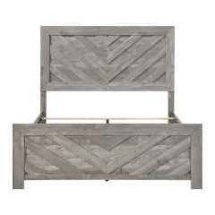 Corbin Gray 5-Piece Queen Bedroom Set (V-Pattern) - Ornate Home