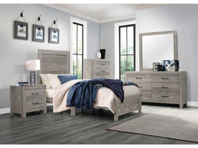 Corbin Gray 5-Piece Twin Bedroom Set - Ornate Home