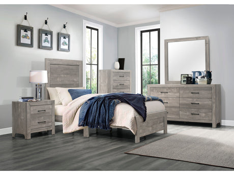 Corbin Gray 5-Piece Twin Bedroom Set - Ornate Home