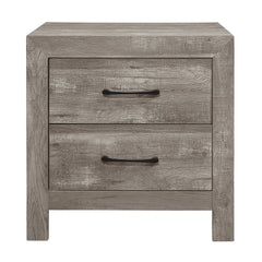 Corbin Gray 5-Piece Twin Bedroom Set (V-Pattern) - Ornate Home