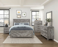 Corbin Gray Full Bed - Ornate Home
