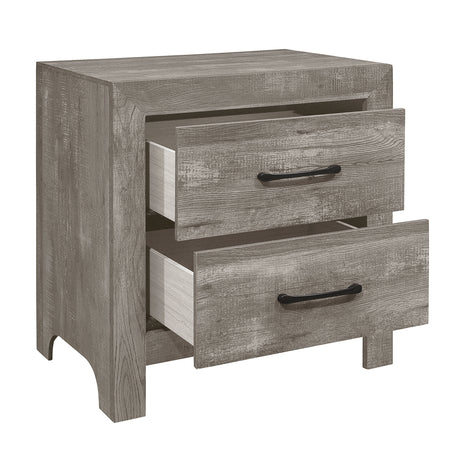Corbin Gray Nightstand - Ornate Home