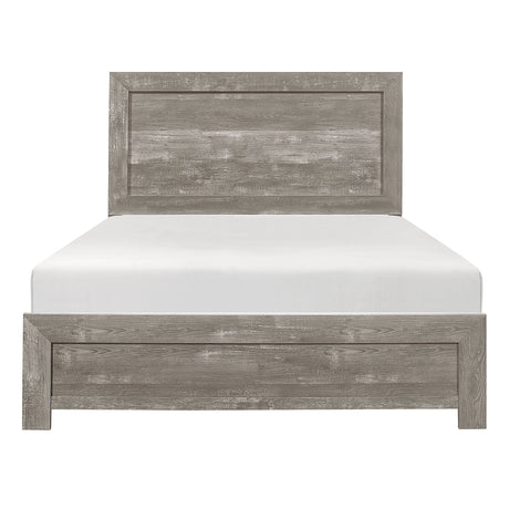 Corbin Gray Queen Panel Bed - Ornate Home