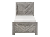 Corbin Gray Twin Bed - Ornate Home