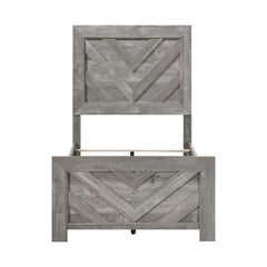 Corbin Gray Twin Bed - Ornate Home
