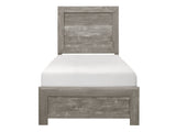 Corbin Gray Twin Panel Bed - Ornate Home