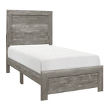 Corbin Gray Twin Panel Bed - Ornate Home