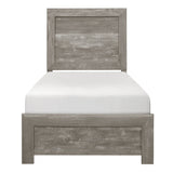 Corbin Gray Twin Panel Bed - Ornate Home