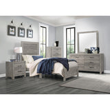 Corbin Gray Twin Panel Bed - Ornate Home