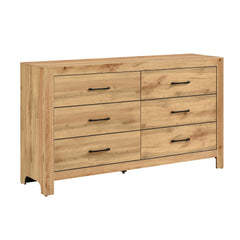 Corbin Natural 5-Piece Queen Bedroom Set - Ornate Home