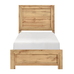 Corbin Natural 4-Piece Twin Bedroom Set - Ornate Home
