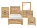 Corbin Natural 5-Piece Twin Bedroom Set - Ornate Home