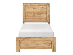 Corbin Natural Twin Bed in a Box - Ornate Home