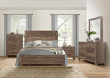 Corbin Rustic Brown 4-piece Queen Bedroom Set - Ornate Home