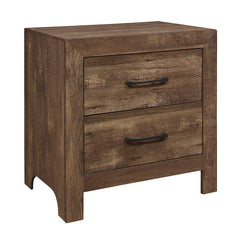 Corbin Rustic Brown 4-piece Twin Bedroom Set - Ornate Home