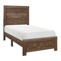 Corbin Rustic Brown 5-Piece Twin Bedroom Set - Ornate Home