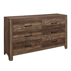 Corbin Rustic Brown 4-piece Queen Bedroom Set - Ornate Home