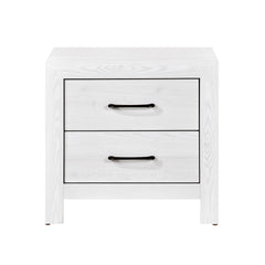 Corbin White 4-Piece Twin Bedroom Set (V-Pattern) - Ornate Home