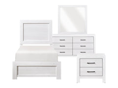 Corbin White 4-piece Twin Bedroom Set - Ornate Home