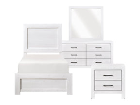 Corbin White 4-piece Twin Bedroom Set - Ornate Home