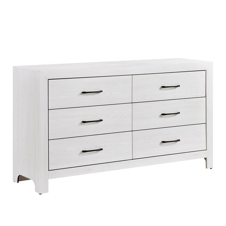 Corbin White Dresser - Ornate Home