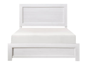 Corbin White Eastern King Bed - Ornate Home