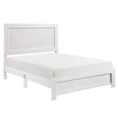 Corbin White Eastern King Bed - Ornate Home