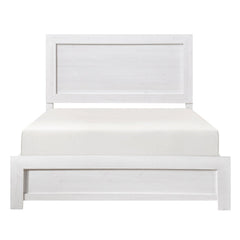 Corbin White Eastern King Bed - Ornate Home